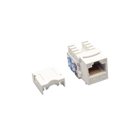 Tripp Lite CAT6/CAT5E 110 STYLE PUNCH, DOWNKEYSTONE JACK - WHITE,  N238-001-WH